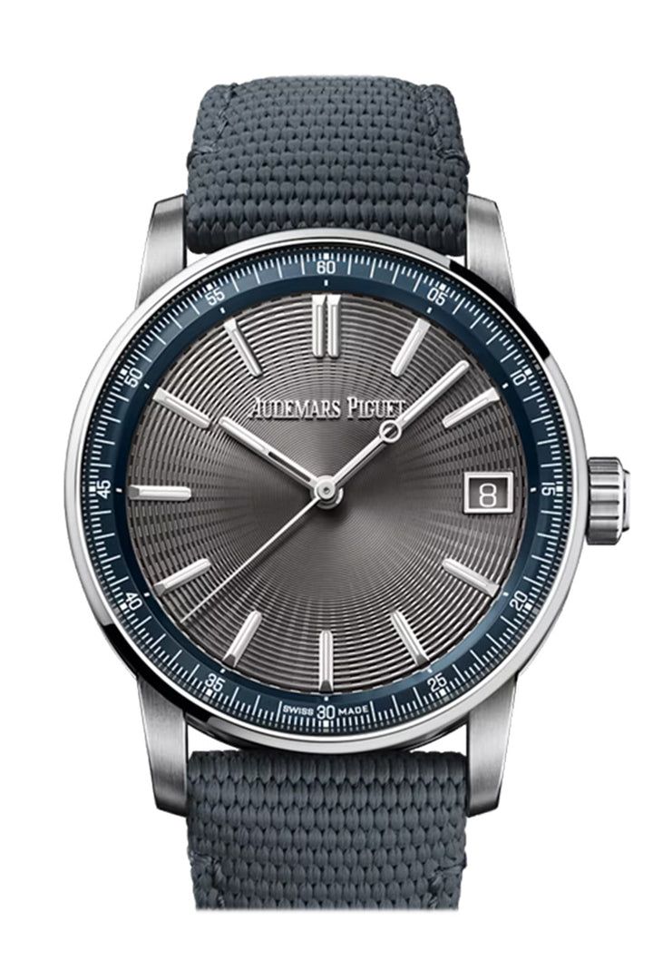 Audemars Piguet Code 41 Grey Embossed Stainless Steel 15210ST.OO.A009KB.01 - Grey