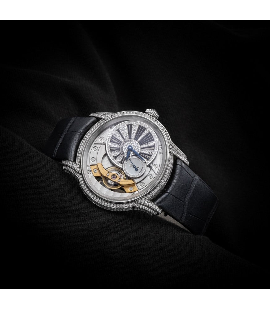 Audemars Piguet Millenary 39.5 Hand-Wound Diamond Paved Roman White Gold 77248BC.ZZ.A111CR.01 - Diamond