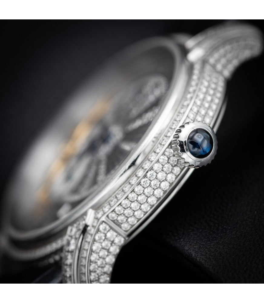 Audemars Piguet Millenary 39.5 Hand-Wound Diamond Paved Roman White Gold 77248BC.ZZ.A111CR.01 - Diamond